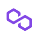 Polygon blockchain logo